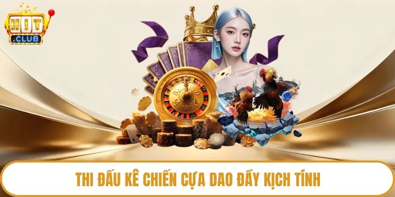 Thi đấu kê chiến cựa dao đầy kịch tính